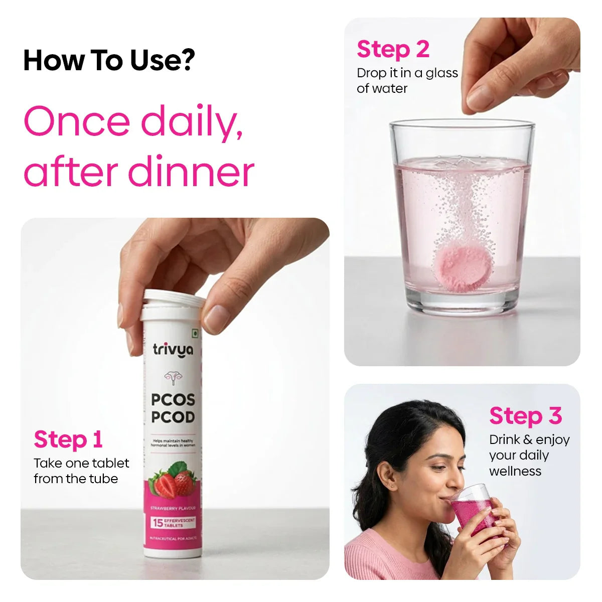 PCOS/PCOD Effervescent Tablet